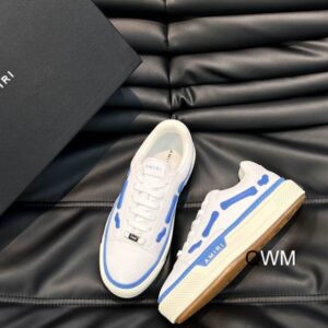 AMIRI-Skel-Top-Low-Sneakers-White-and-Electric-Blue