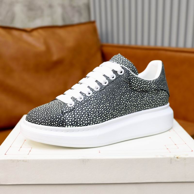 Alexander McQueen Grey Stingray Sneakers