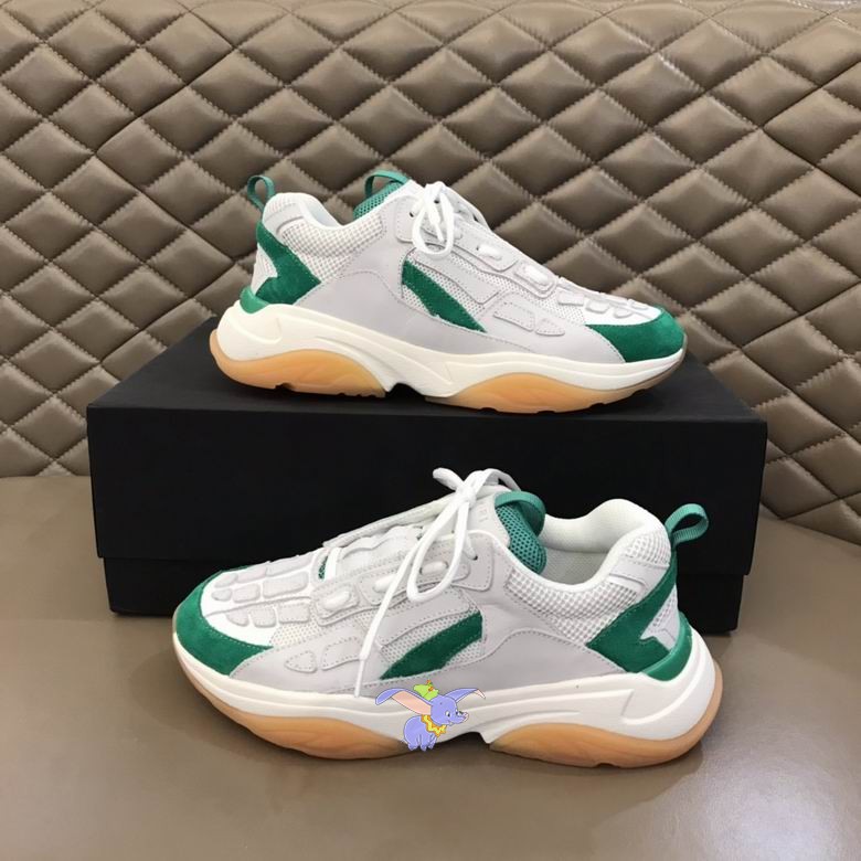 Amiri Bone Runner White Green Gum Sneaker - Image 5