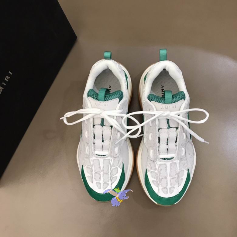Amiri Bone Runner White Green Gum Sneaker - Image 2