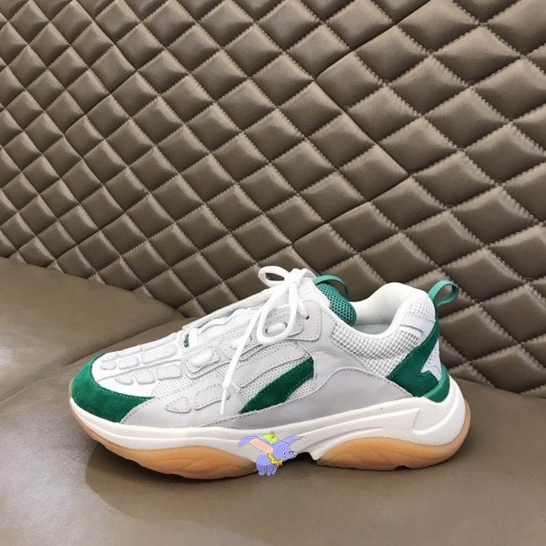 Amiri Bone Runner White Green Gum Sneaker - Image 3