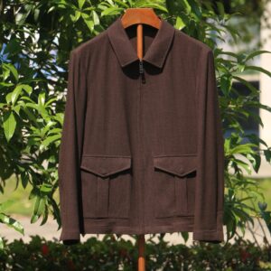 Brown-Cotton-Wool-Safari-Jacket