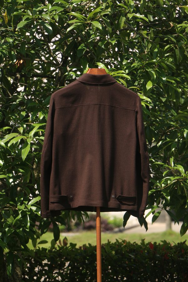 Brown Cotton-Wool Safari Jacket - Image 2