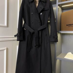 Burberry Black Chelsea Trench Coat