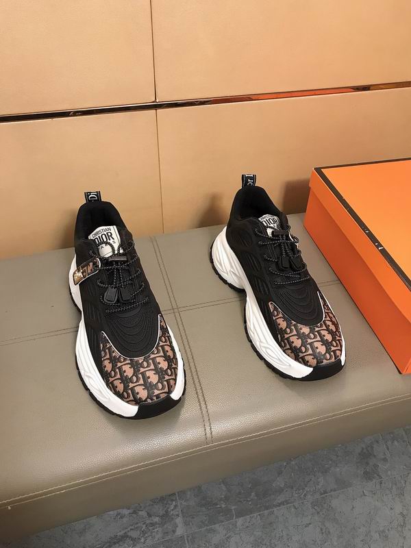 Dior Vibe Sneaker in Black Technical Mesh and Oblique Canvas