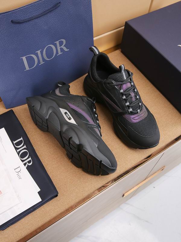 Dior B22 Sneaker - Black and Iridescent Purple - Image 6