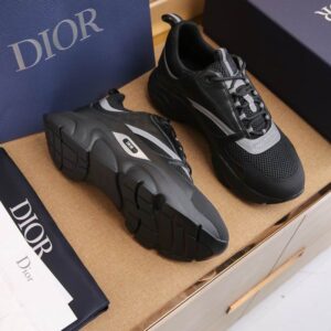 The Dior-B22-Sneaker-Black-and-Reflective-Silver