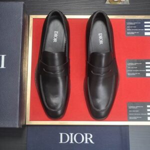 Dior Timeless Loafer in Polished Black Leather