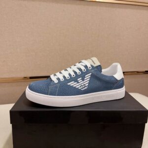 Emporio Armani Eagle Logo Sneakers Blue/White