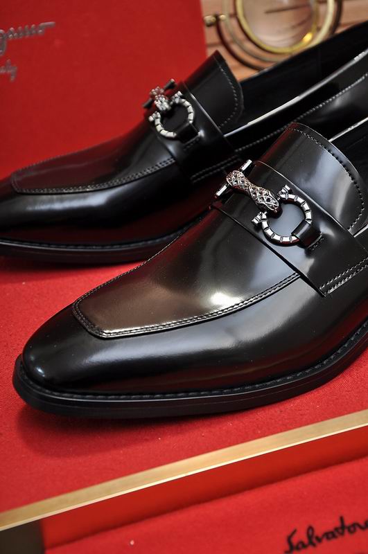 Ferragamo Gancini Loafer with Crystal Bit - Image 2