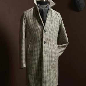 Glen-Check-Grey-Trench