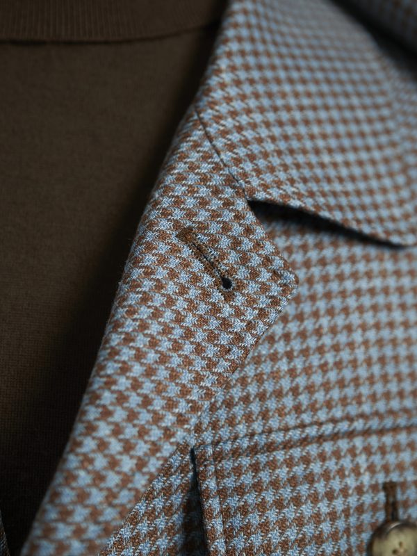 Grey Checked Wool-Cashmere Safari Jacket - Image 4