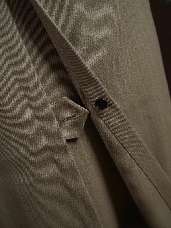 Burberry Heritage Kensington Beige Puro Wool Trench Coat. - Image 7