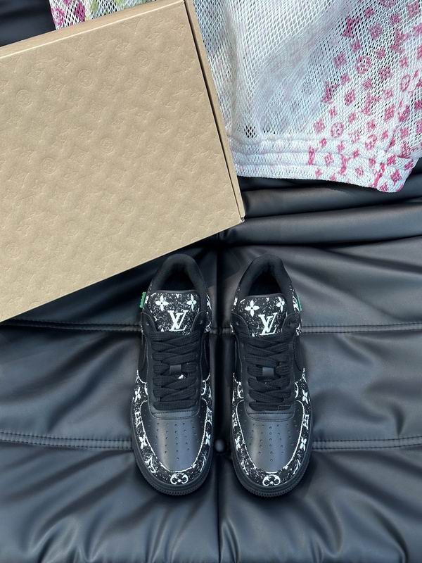 Louis Vuitton Air Force 1 Trainer Black/White Glitter - Image 5