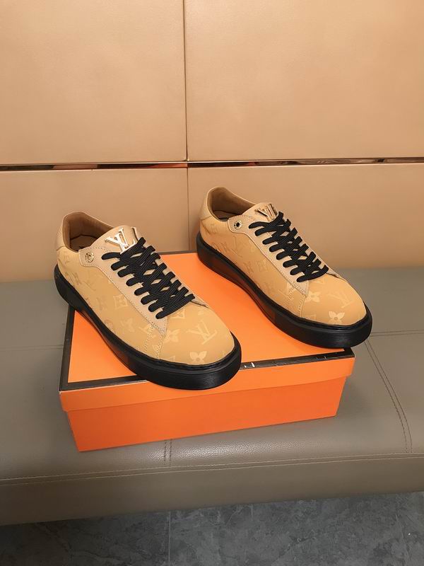 Louis Vuitton Monogram Canvas Low-Top Sneaker Beige/Black - Image 3