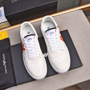 Low-Top-Logo-Sneakers-WhiteOrange