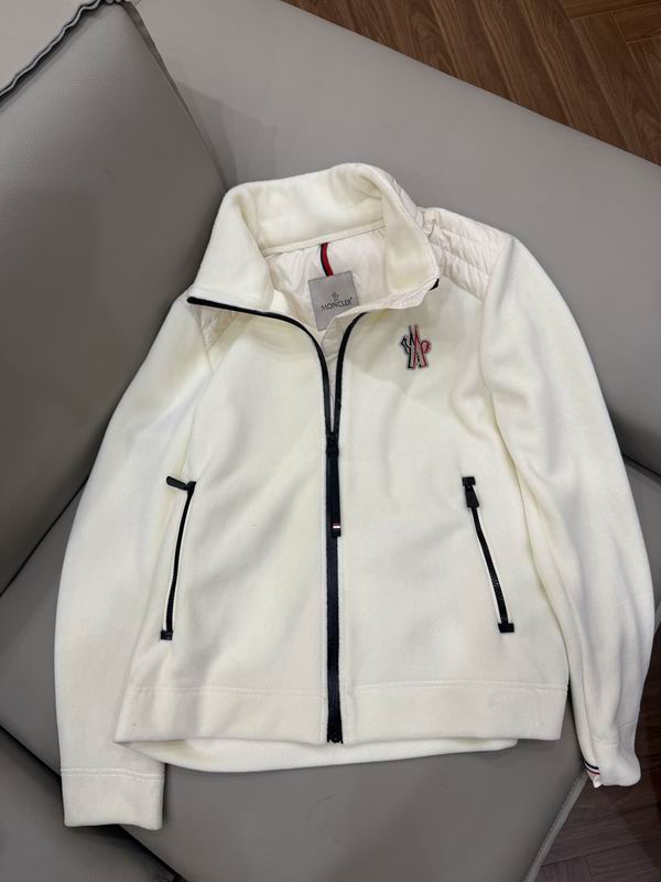 Monclear Quilted-Shoulder Fleece Jacket - Image 4