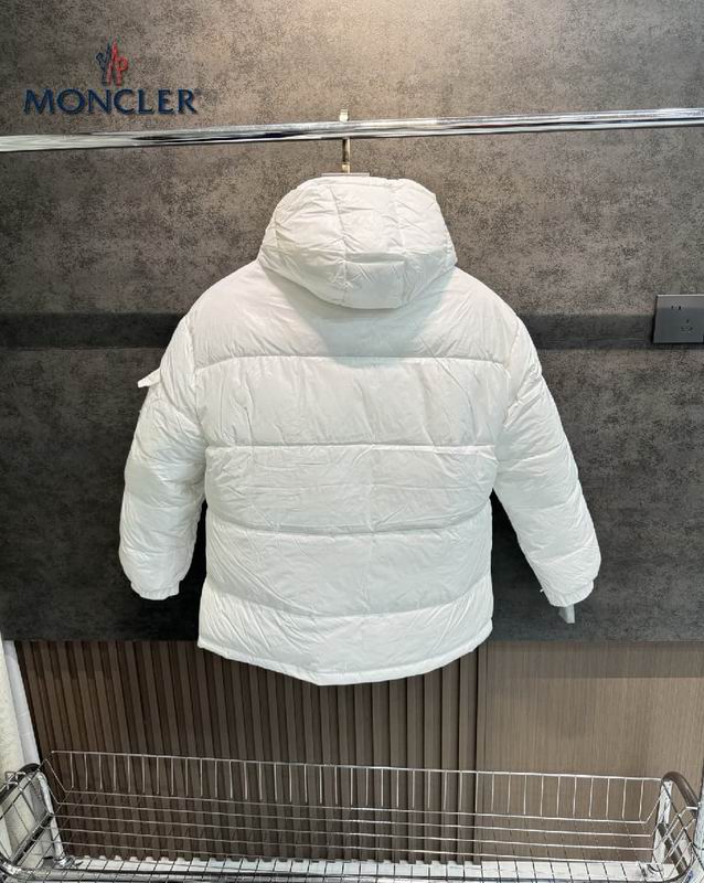 Moncler Maire Hooded Down Puffer Jacket in White - Image 4