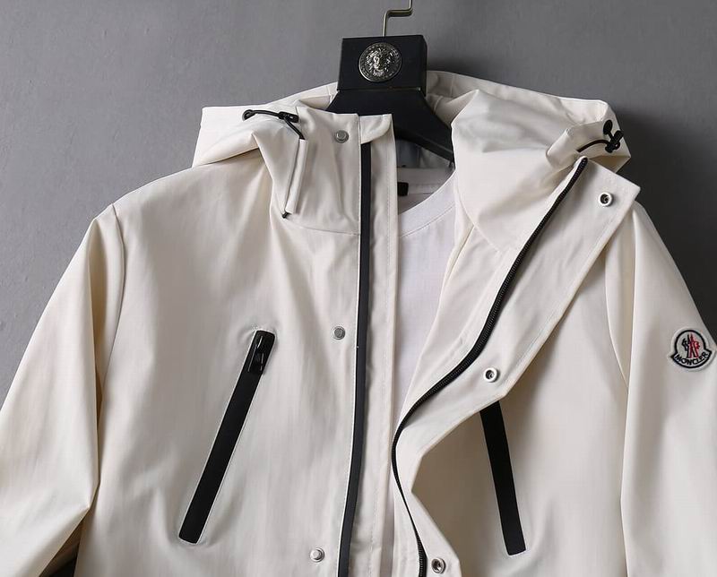 Moncler Multi-Zip Hooded Windbreaker White - Image 2