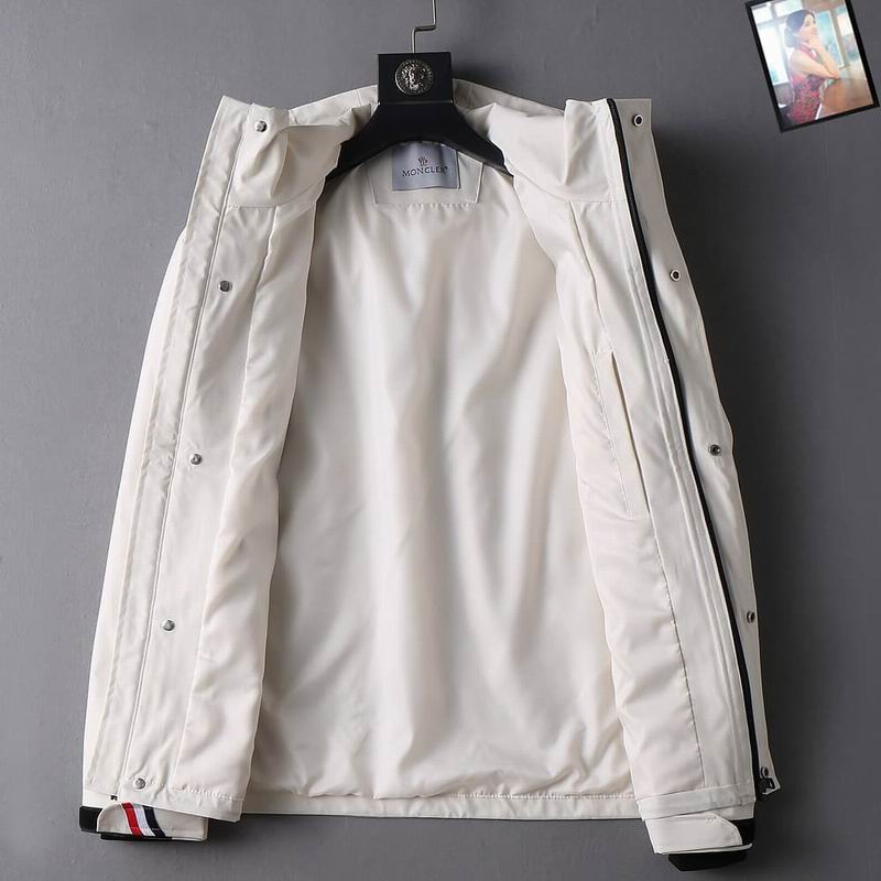 Moncler Multi-Zip Hooded Windbreaker White - Image 3