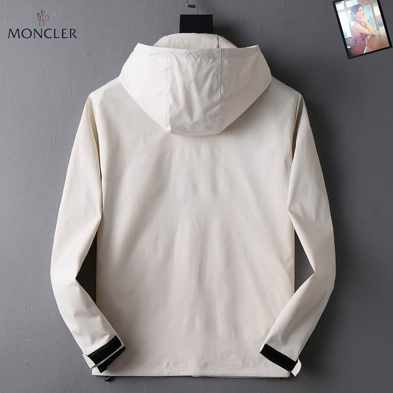 Moncler Multi-Zip Hooded Windbreaker White - Image 4