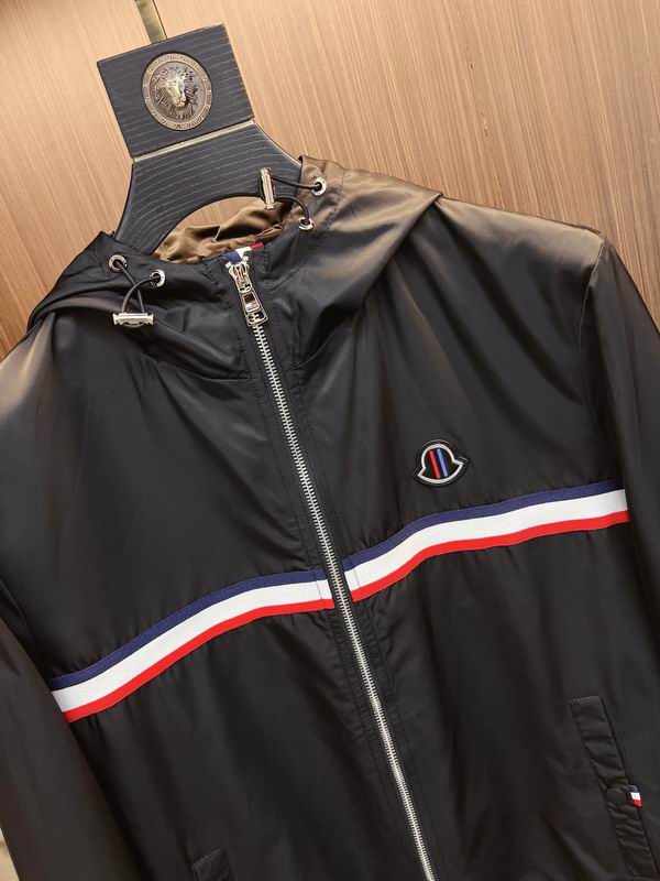 Moncler Tricolor Stripe Nylon Hooded Windbreaker - Image 3