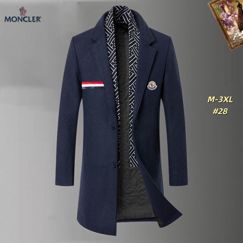 Moncler Tricolor Pocket Overcoat - Image 4