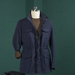 Navy-Blue-Technical-Cotton-Safari-Jacket-