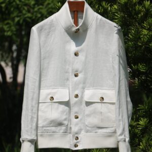 White-Technical-Cotton-Safari-Jacket