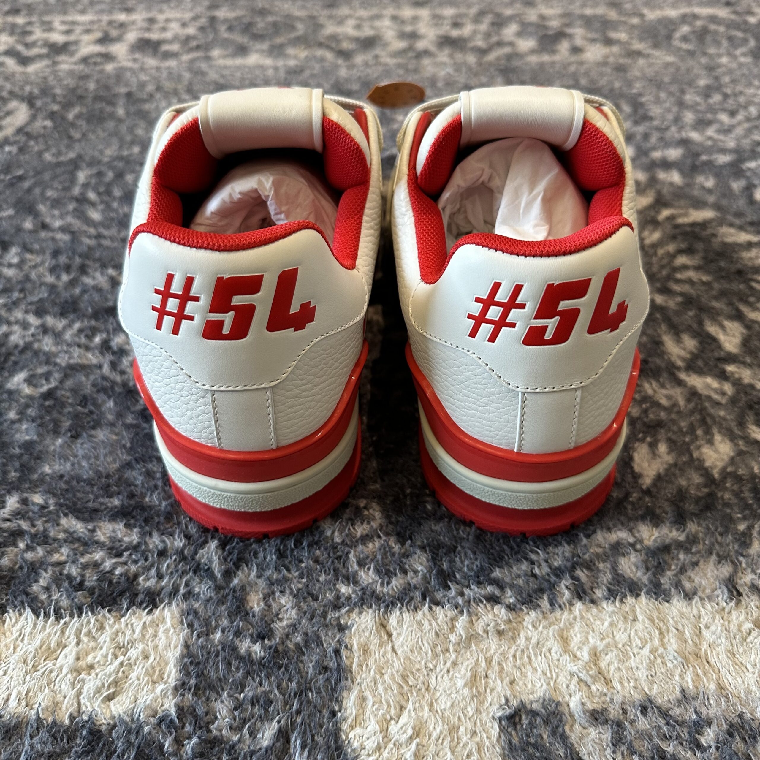 Louis Vuitton LV Trainer 'White Red' Sneaker - Image 4