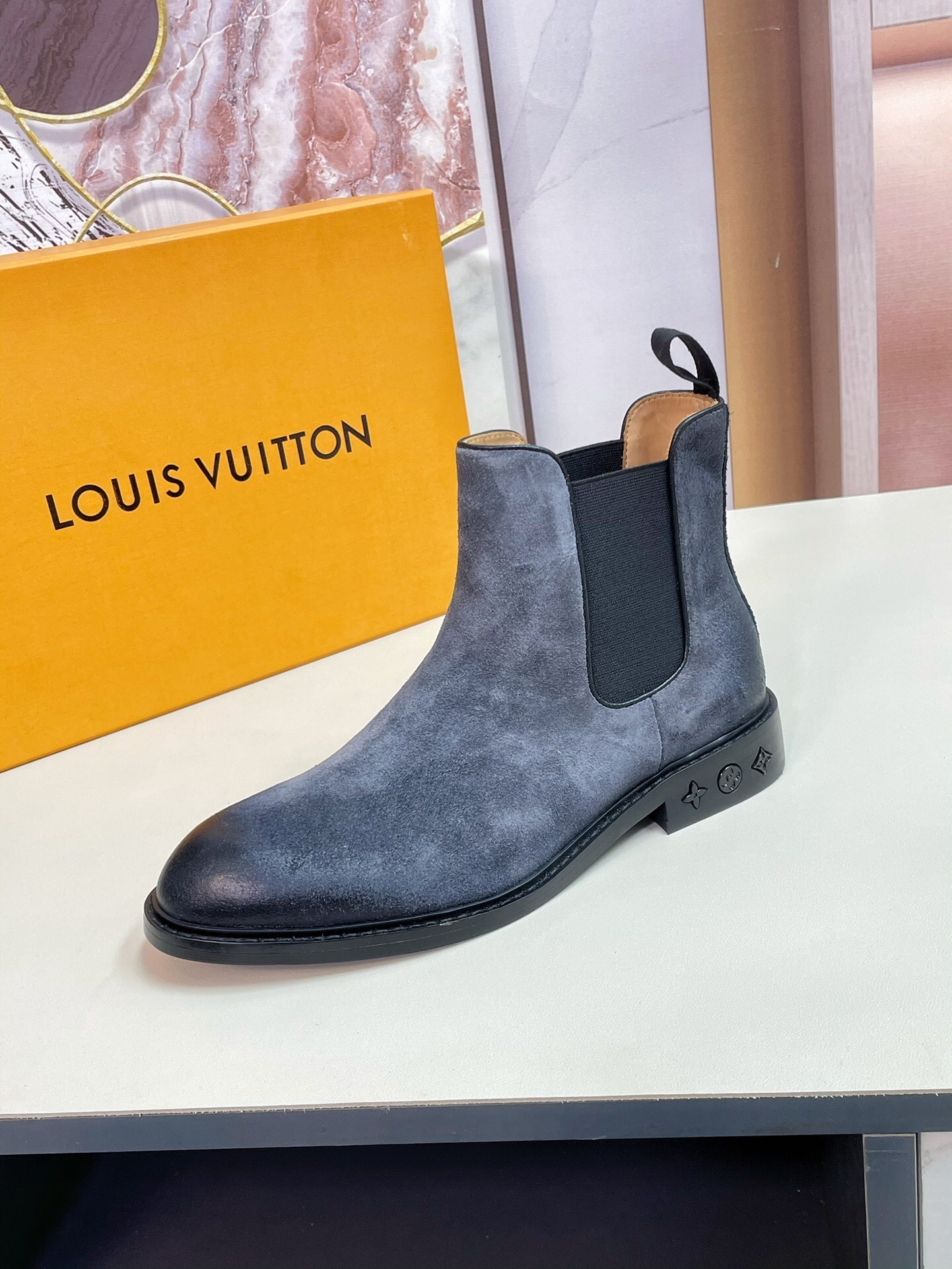 Chelsea - Ocean Blue Suede - Image 4