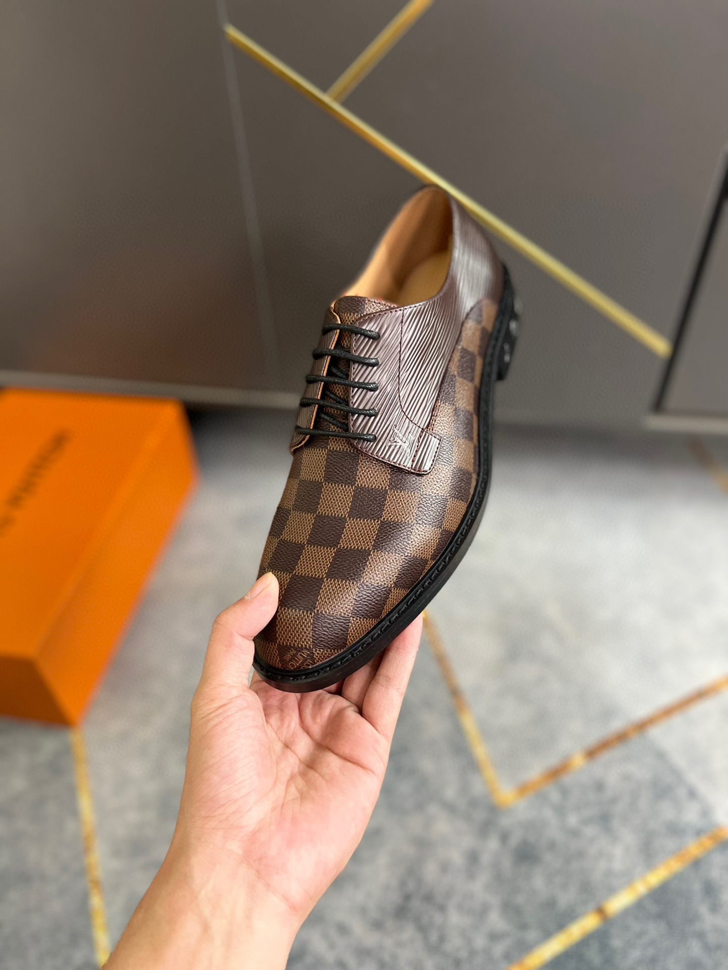 Damier Canvas Classic Derby Shoes - Image 2