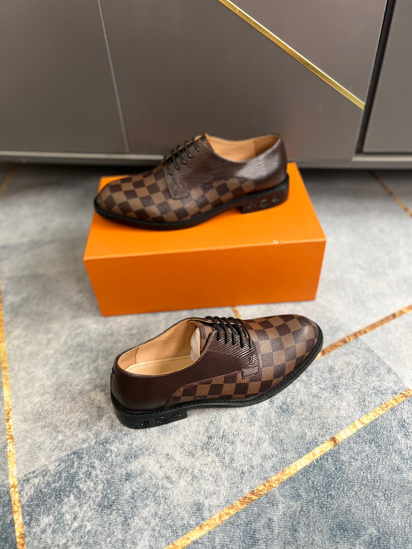Damier Canvas Classic Derby Shoes - Image 3