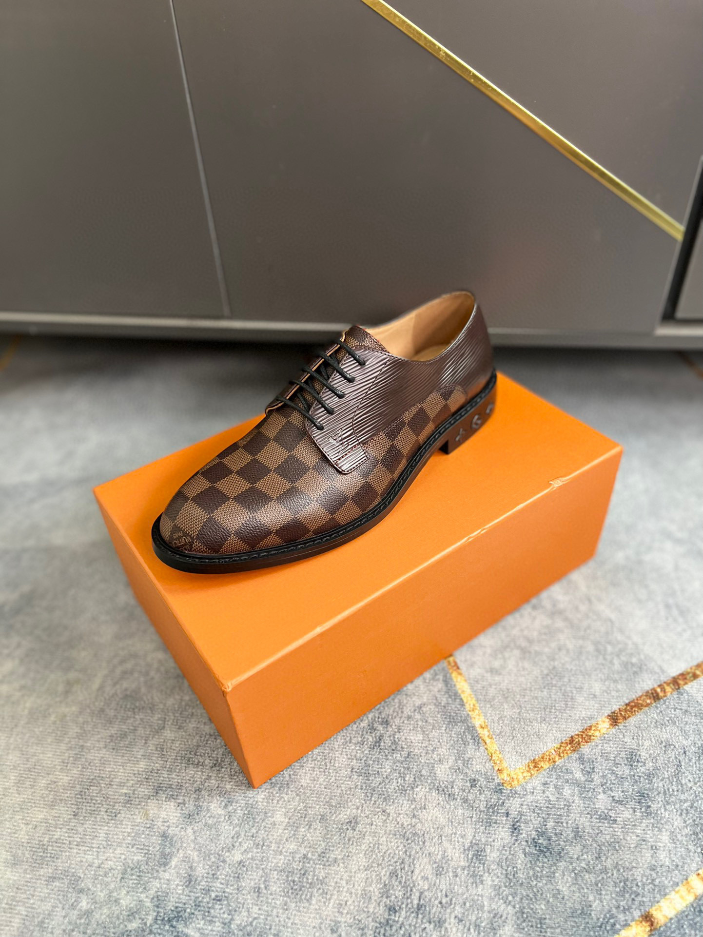 Damier Canvas Classic Derby Shoes - Image 5