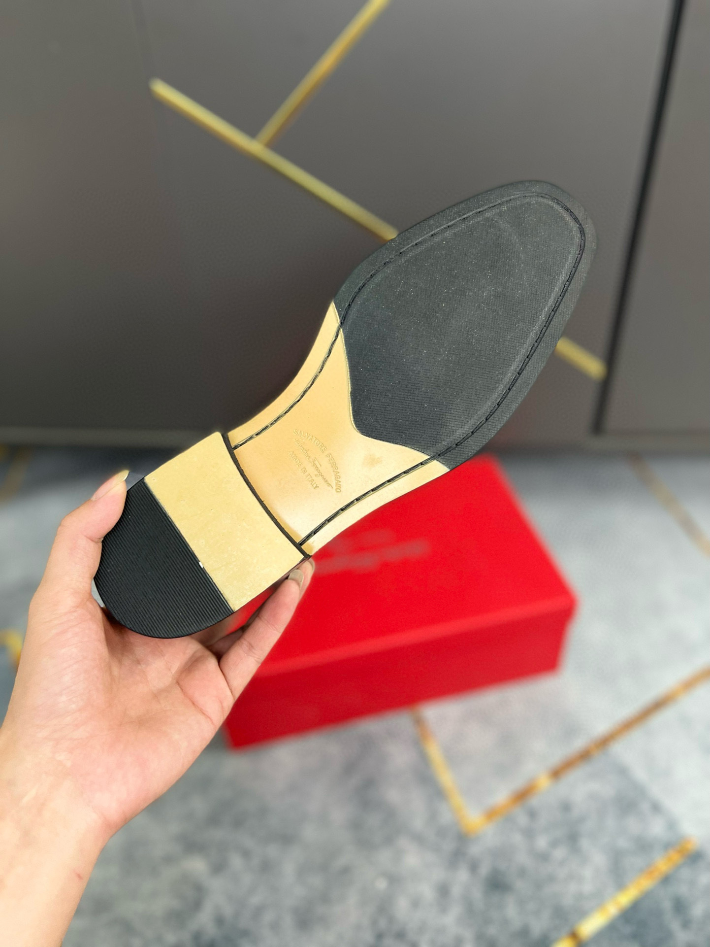 Ferragamo Patent Gancini Loafer - Image 2