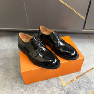 The Louis-Vuitton-Black-Derby-Shoes