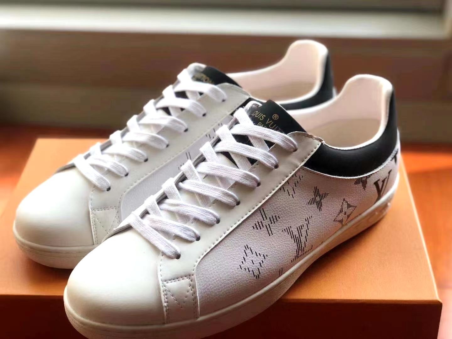 Louis Vuitton Match-Up Sneaker Black Monogram - Image 7