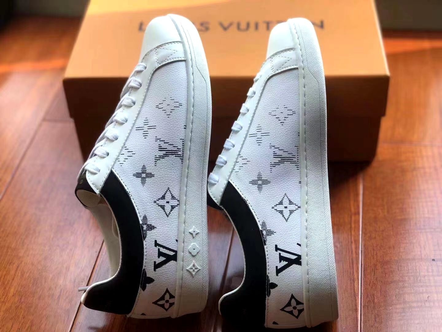 Louis Vuitton Match-Up Sneaker Black Monogram - Image 6