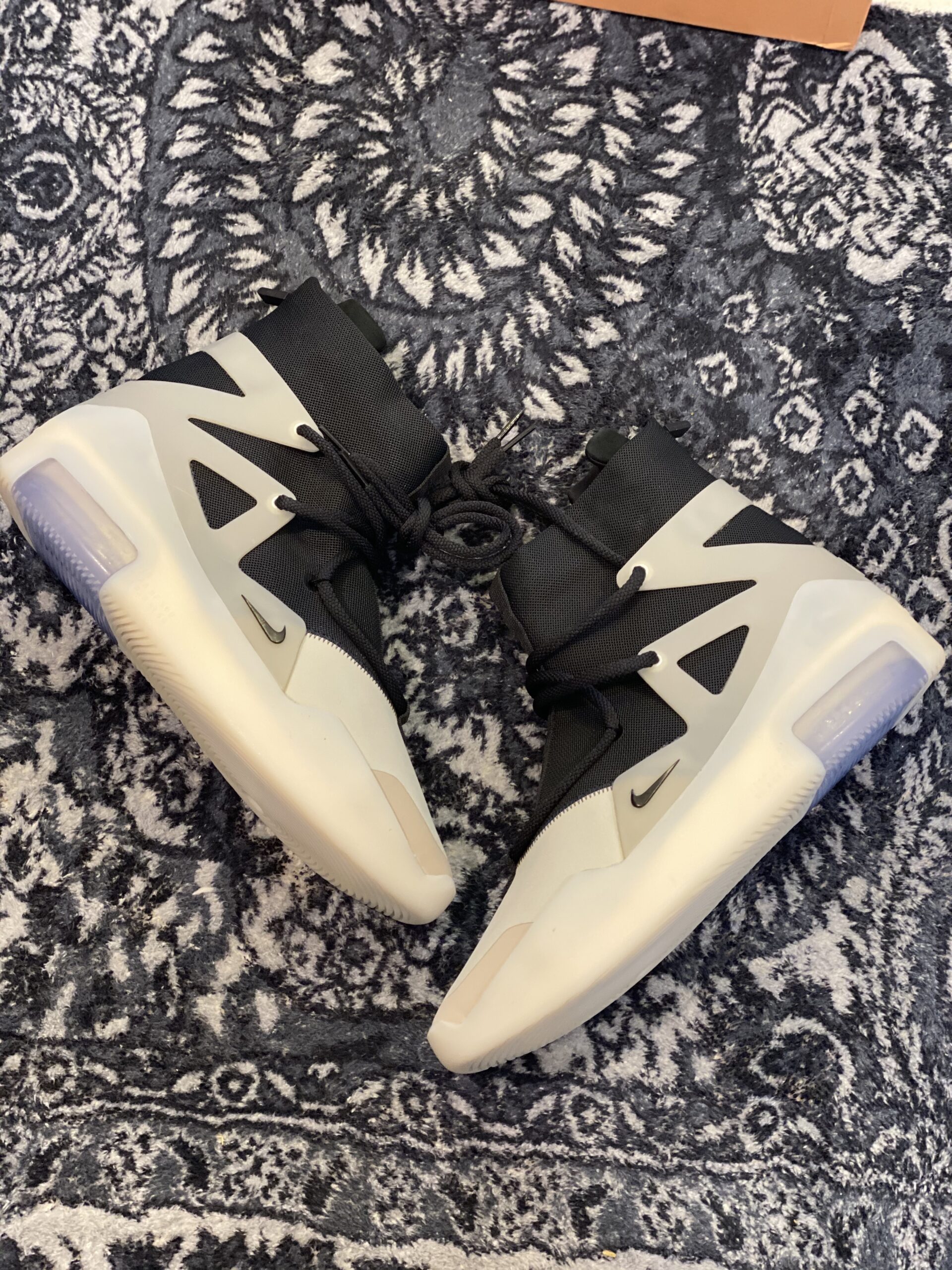 Nike Air Fear of God 1 Black White - Image 6
