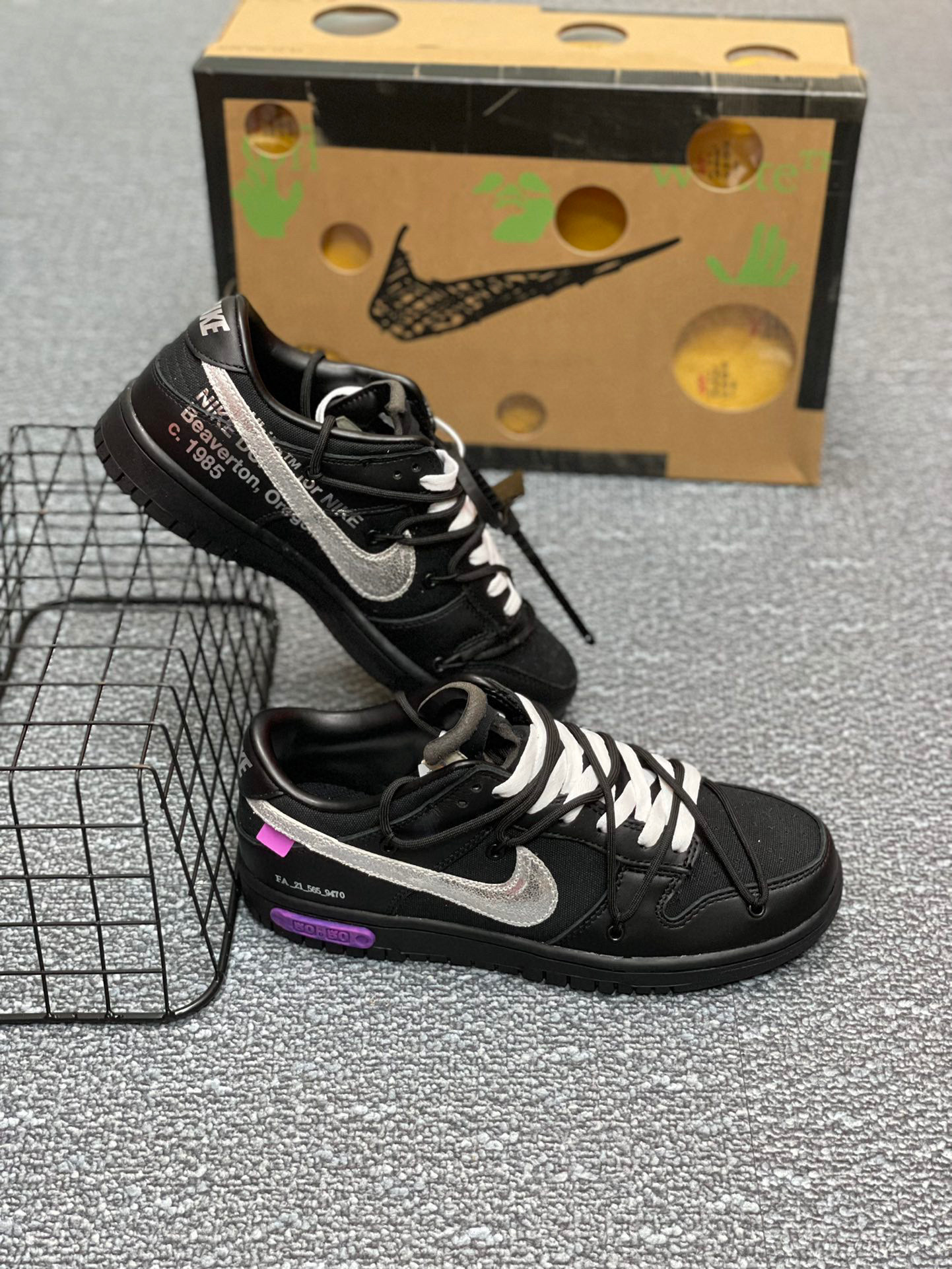 Nike Black/Tan Paisley SB Dunk Low