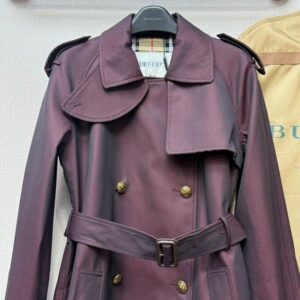 Westminster Heritage Trench Coat Iridescent Plum
