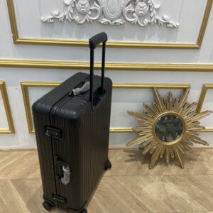 Rimowa Black Aluminum Cabin Suitcase