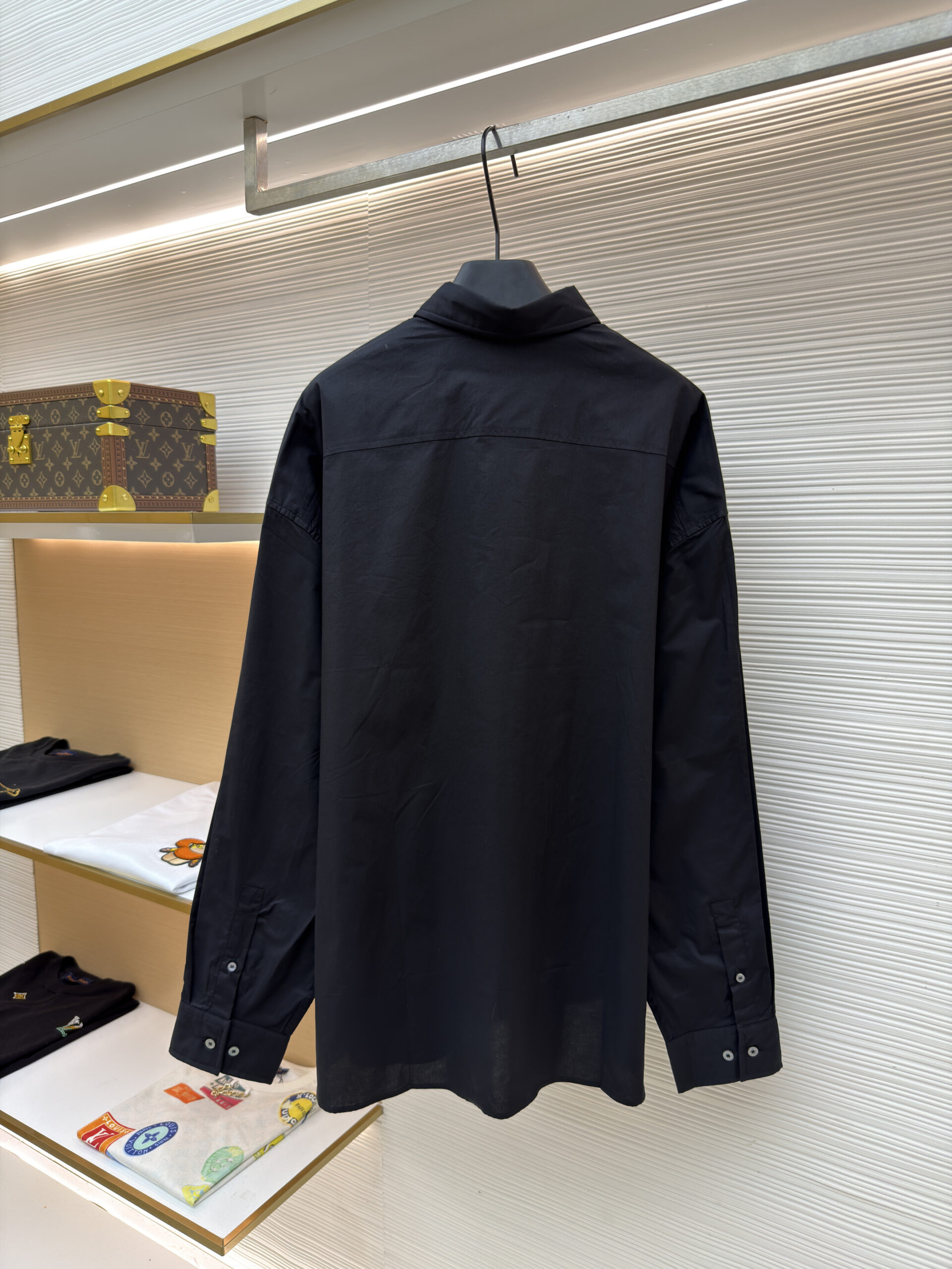 Acne Studios Black Oversized Shirt - Image 4
