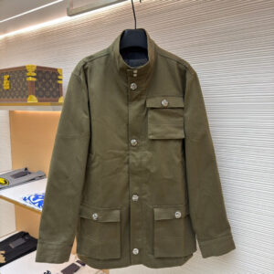Chrome Hearts Green Military Jacket