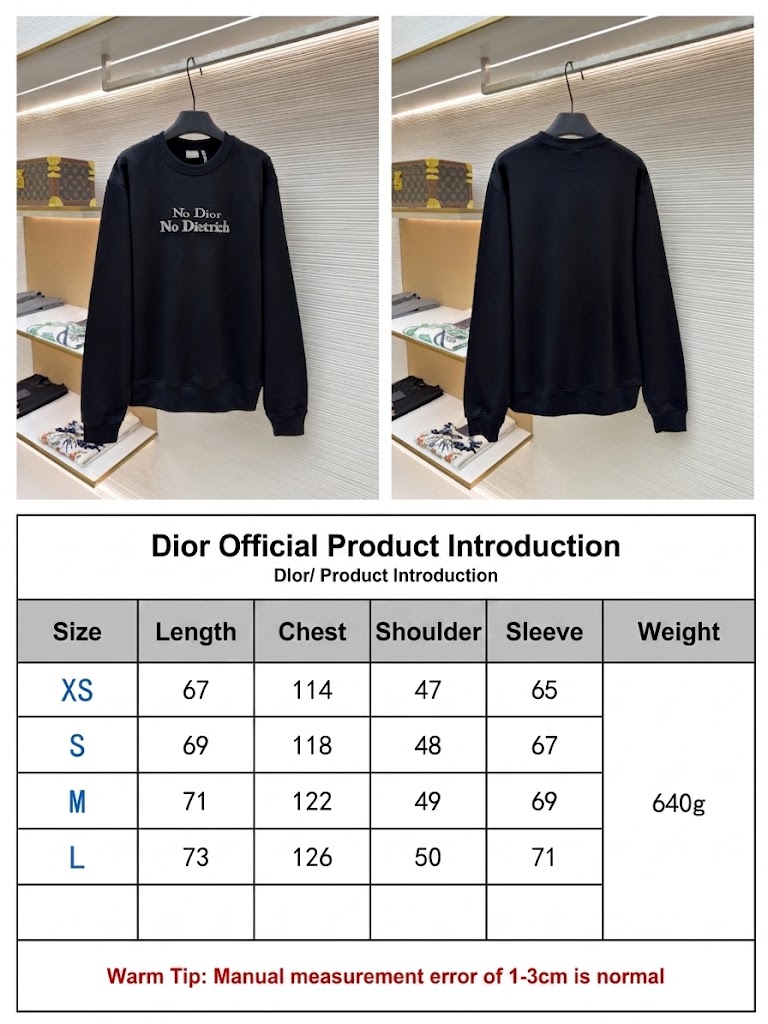 Dior Black Slogan Sweatshirt - Image 5