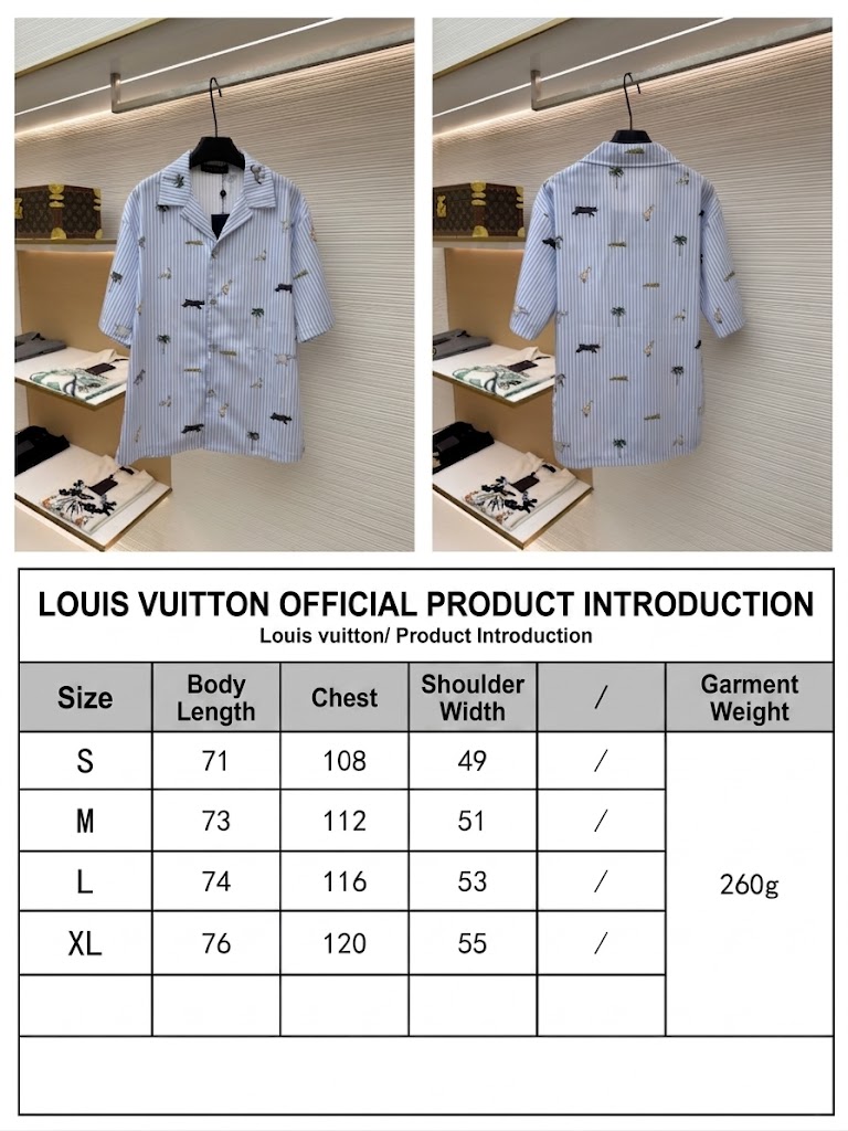 Louis Vuitton Blue Striped Shirt - Image 3