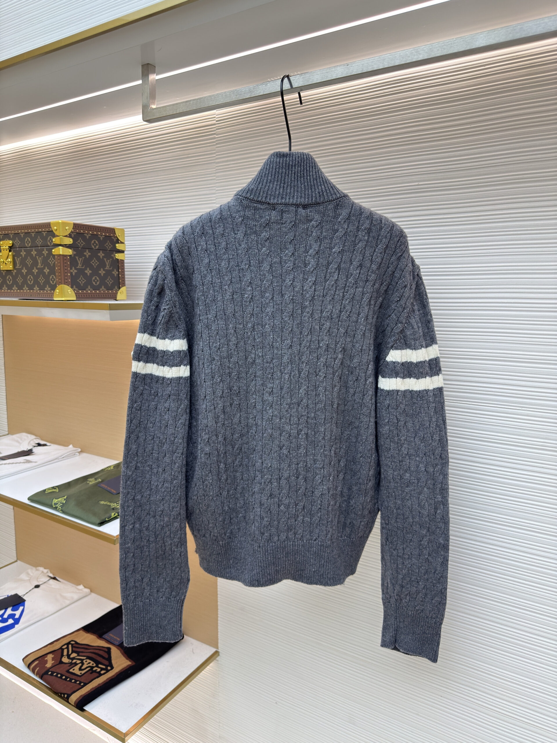 Moncler Black Hybrid Puffer Cardigan - Image 7