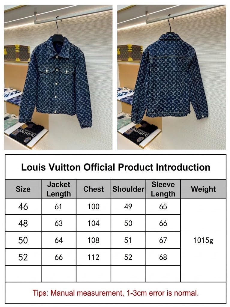 Louis Vuitton Monogram Denim Jacket | Viral Luxury Dark Wash Jean Jacket - Image 7