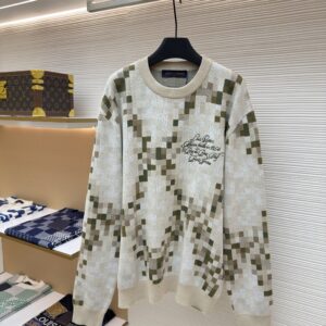 Men's Louis Vuitton Pixelated Damier Sweatshirt