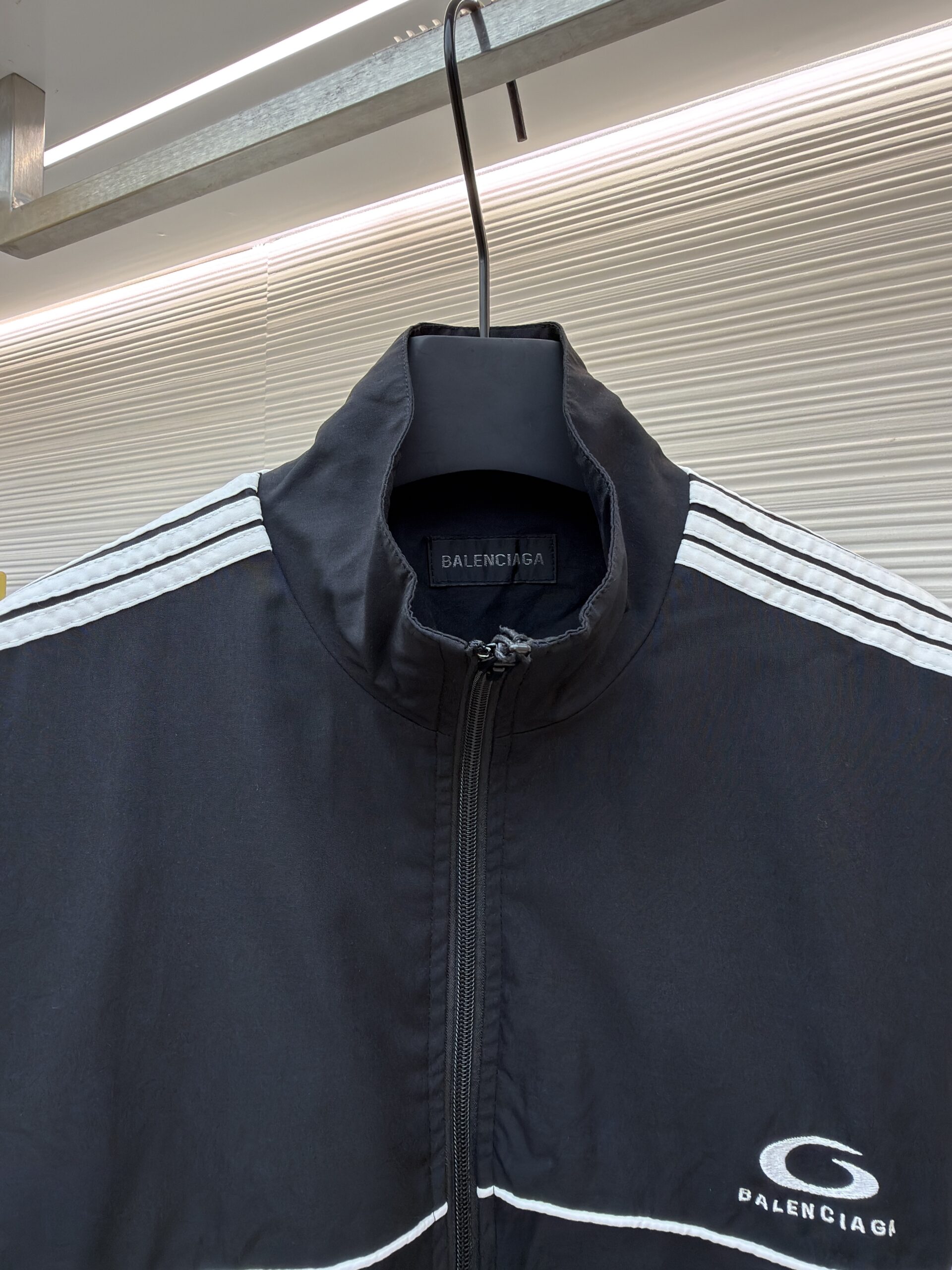 Balenciaga Oversized 3-Stripe Track Jacket - Image 5